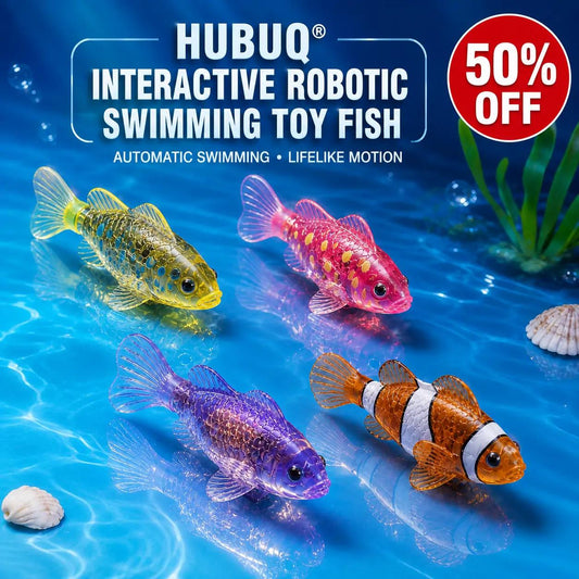 HUBUQ®🐟️ Interactive Light-Up Robotic Toy Fish