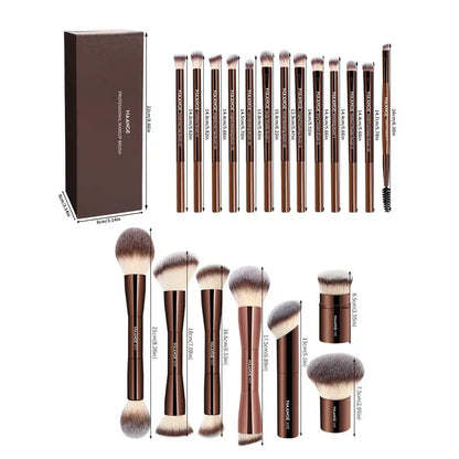 MAANGE Professional Soft Makeup Brush Set, Makeup Brush Kit, 1 set Multifunctional Cosmetic Brushes for Powder Liquid Cream, Makeup Tools for Women