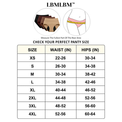 💖Last Day 50% OFF|LBMLBM™  100% Leak-Proof Underwear 4-pack🌸