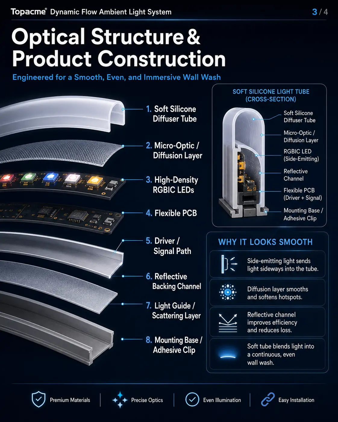 Topacme®  Smart LED Strip Light