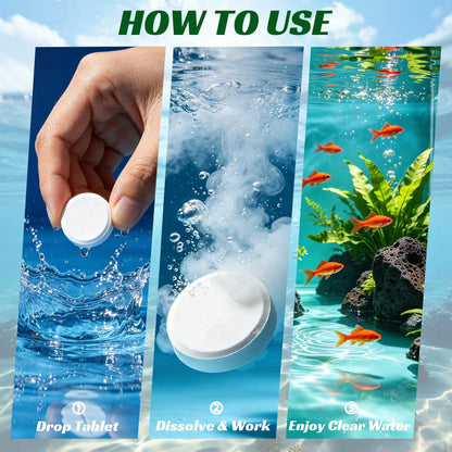 Water Purification Tablets - Clear Your Aquarium in Days