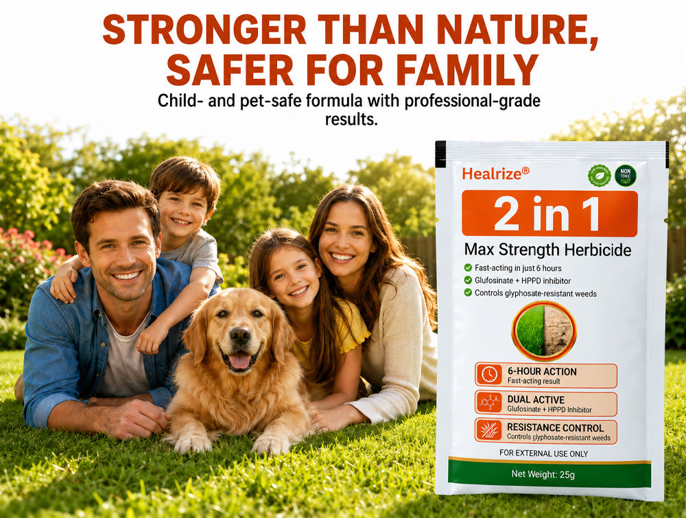 🔥 Advanced 2-in-1 Pro+ Herbicide | Upgraded Formula for 6-Hour Rapid Kill, Root Eradication & Destroys Glyphosate-Resistant Weeds